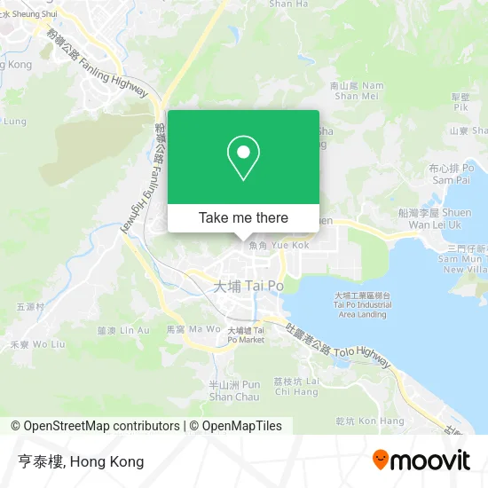 亨泰樓地圖