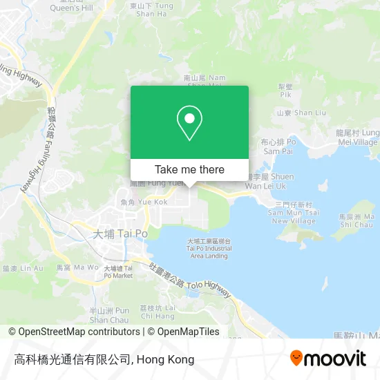 高科橋光通信有限公司 map