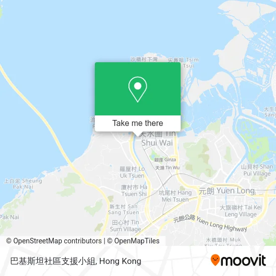 巴基斯坦社區支援小組地圖