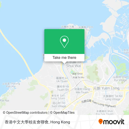 香港中文大學校友會聯會 map