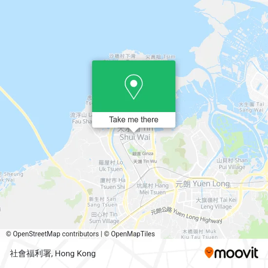 社會福利署 map
