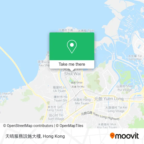 天晴服務設施大樓地圖