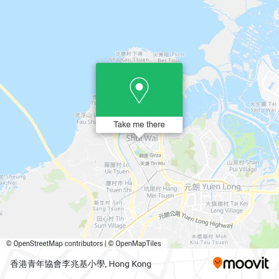 香港青年協會李兆基小學 map