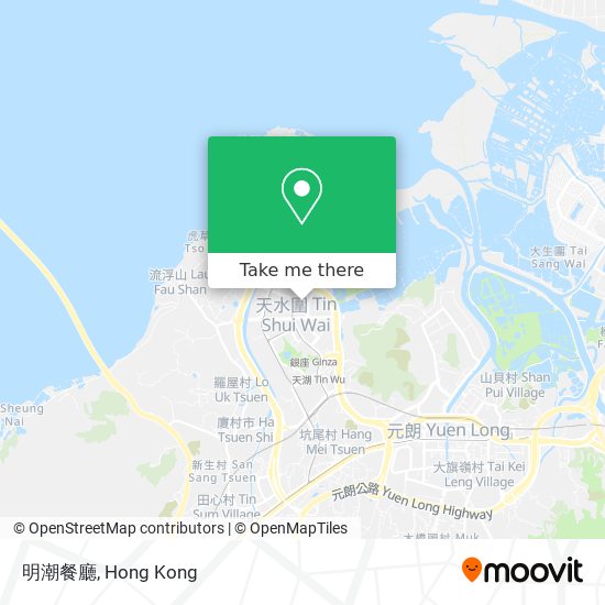 明潮餐廳 map