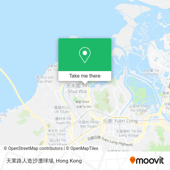 天業路人造沙灘球場 map