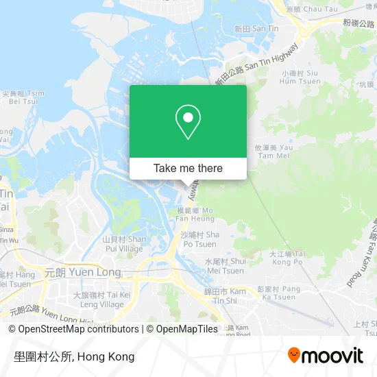 壆圍村公所地圖