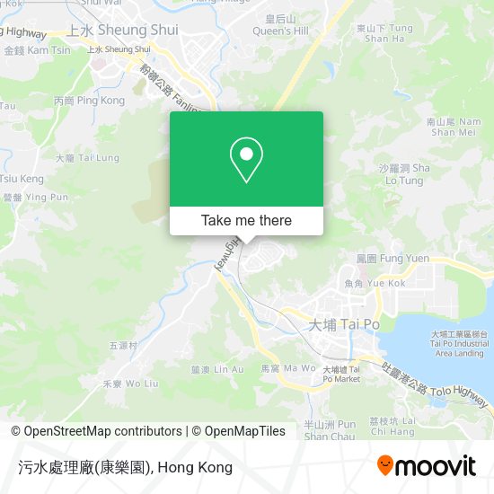 污水處理廠(康樂園)地圖