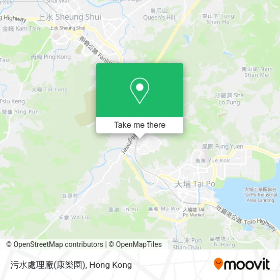 污水處理廠(康樂園) map