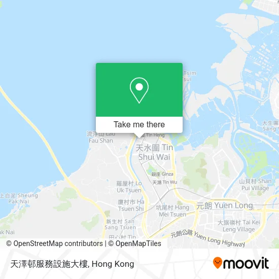 天澤邨服務設施大樓地圖