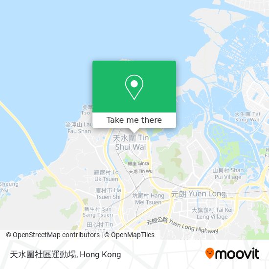 天水圍社區運動場 map