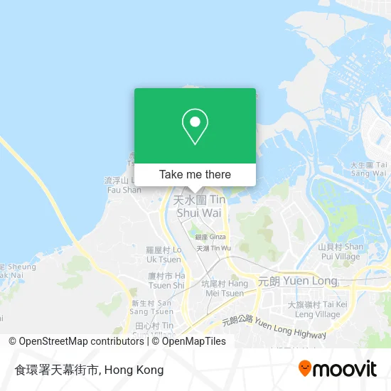 食環署天幕街市地圖