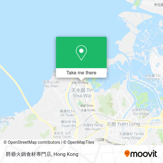 爵爺火鍋食材專門店 map