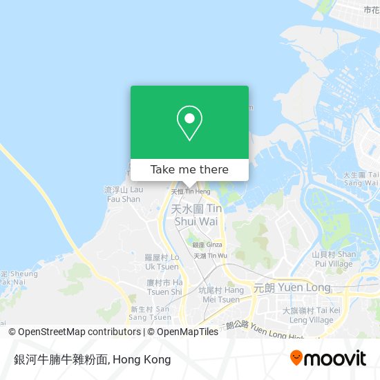 銀河牛腩牛雜粉面地圖