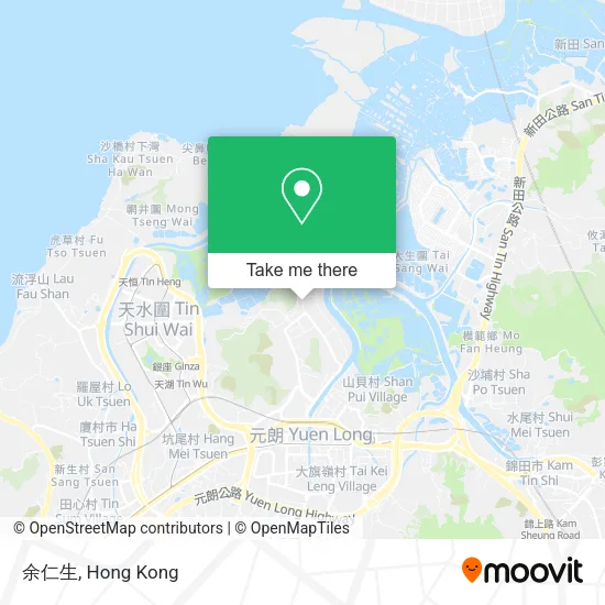 余仁生 map