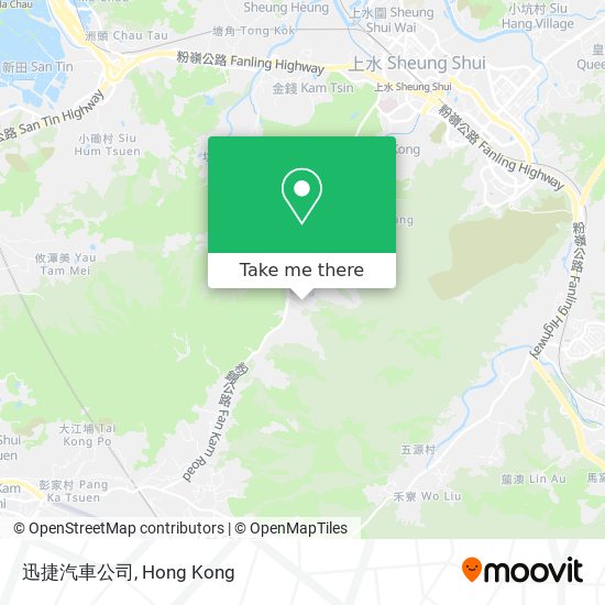 迅捷汽車公司 map