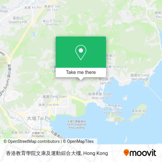 香港教育學院文康及運動綜合大樓 map