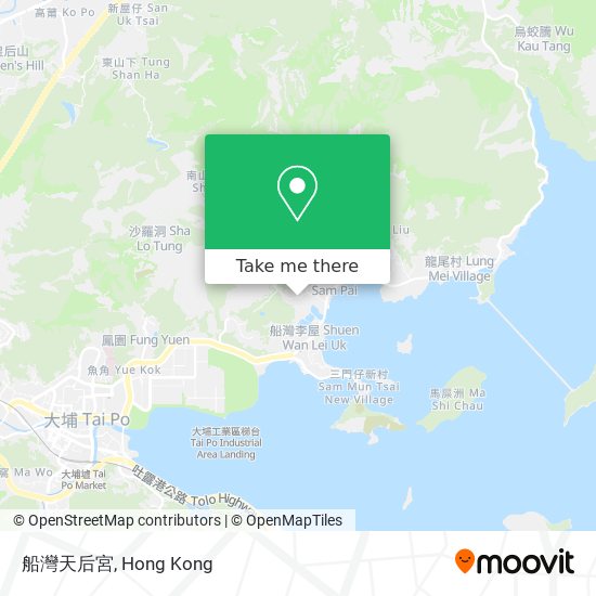 船灣天后宮地圖