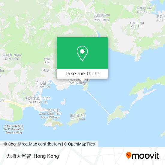 大埔大尾督 map