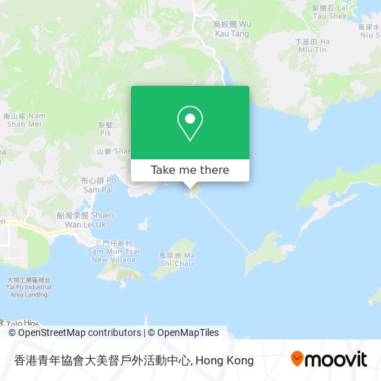 香港青年協會大美督戶外活動中心 map