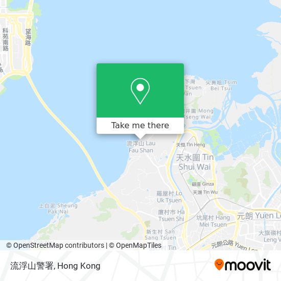 流浮山警署 map