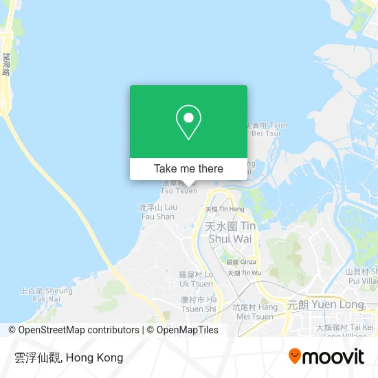 雲浮仙觀 map