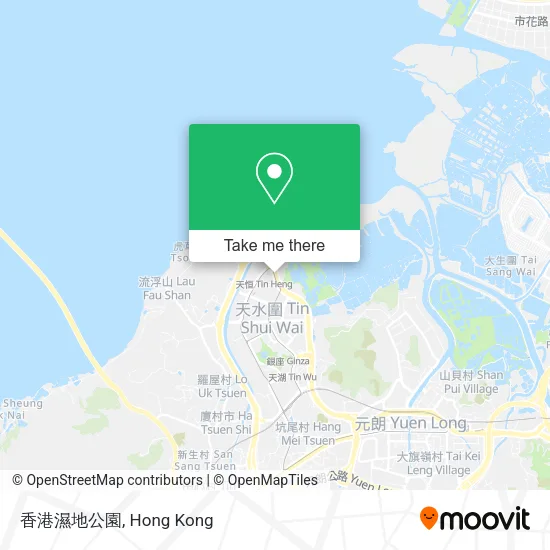 香港濕地公園地圖