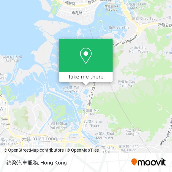 錦榮汽車服務地圖