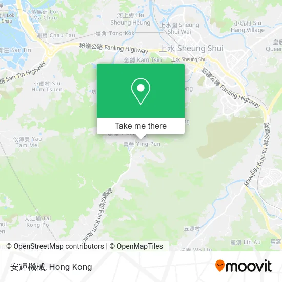 安輝機械 map