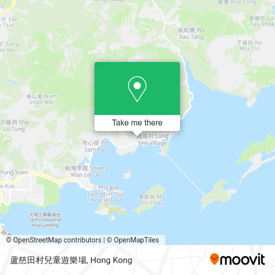 蘆慈田村兒童遊樂場地圖