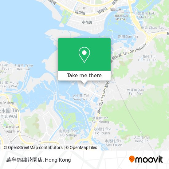 萬寧錦繡花園店 map