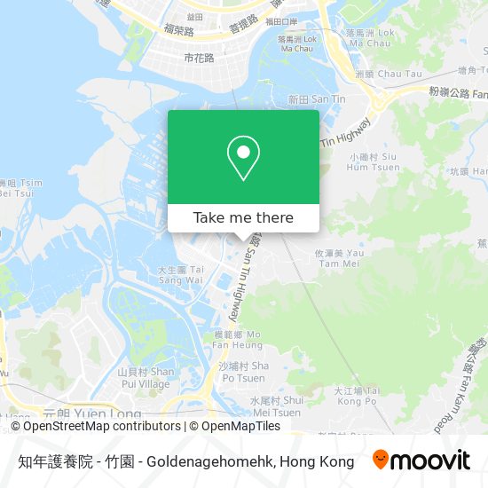 知年護養院 - 竹園 - Goldenagehomehk map