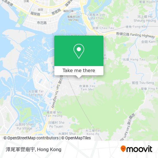 潭尾軍營廟宇 map