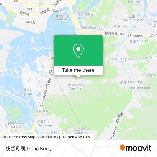 姚聖母廟 map