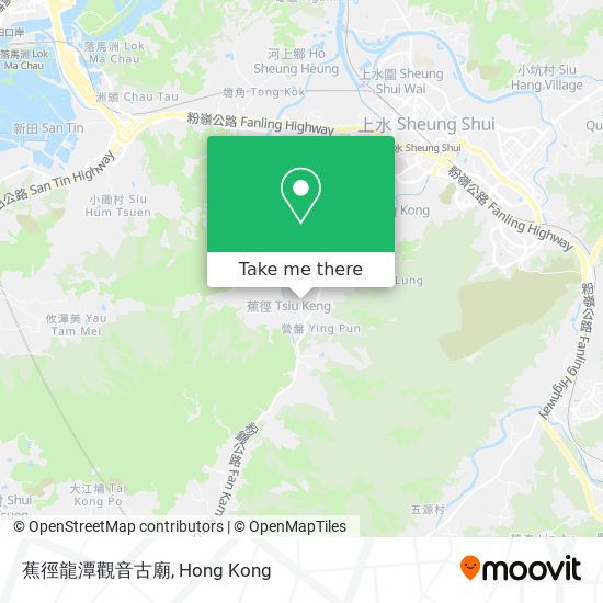 蕉徑龍潭觀音古廟 map