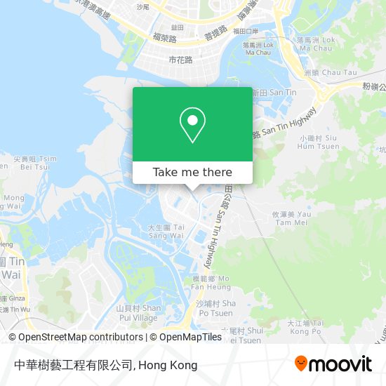 中華樹藝工程有限公司地圖