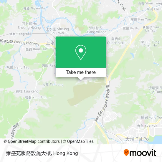 雍盛苑服務設施大樓 map