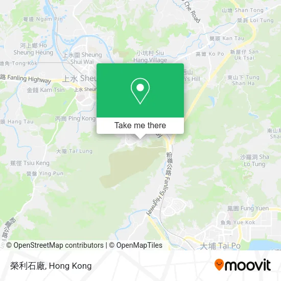 榮利石廠 map