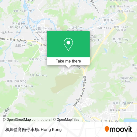 和興體育館停車場 map