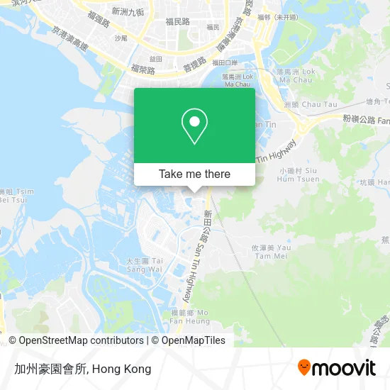 加州豪園會所 map