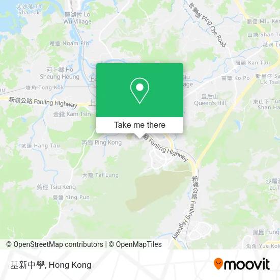 基新中學 map