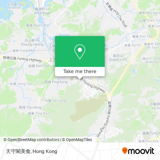 天守閣美食 map