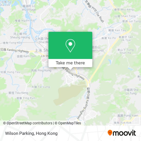 Wilson Parking map