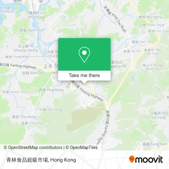 青林食品超級市場地圖