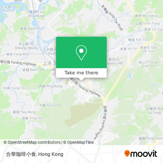 合華咖啡小食 map