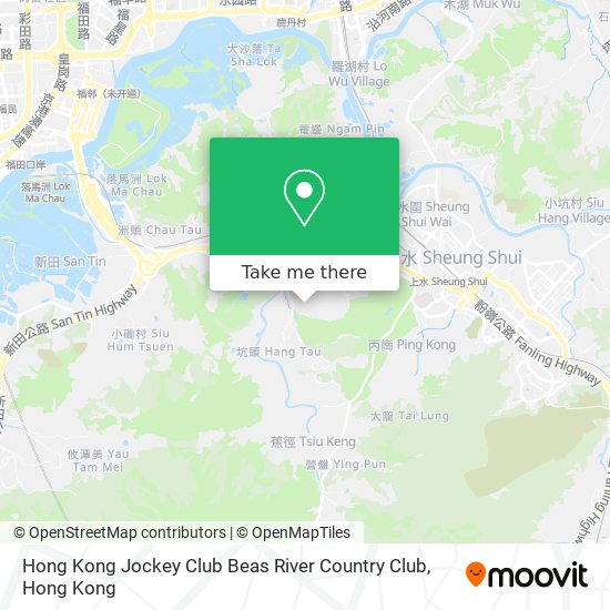 Hong Kong Jockey Club Beas River Country Club map