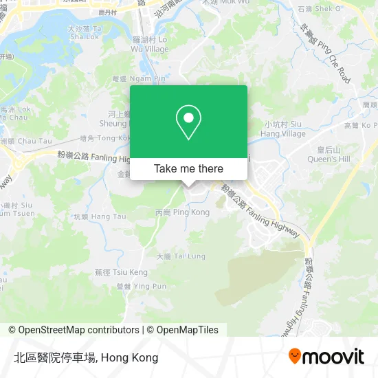北區醫院停車場地圖