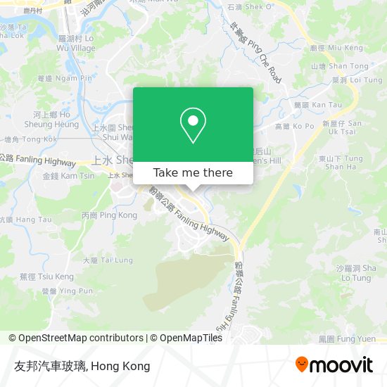 友邦汽車玻璃 map