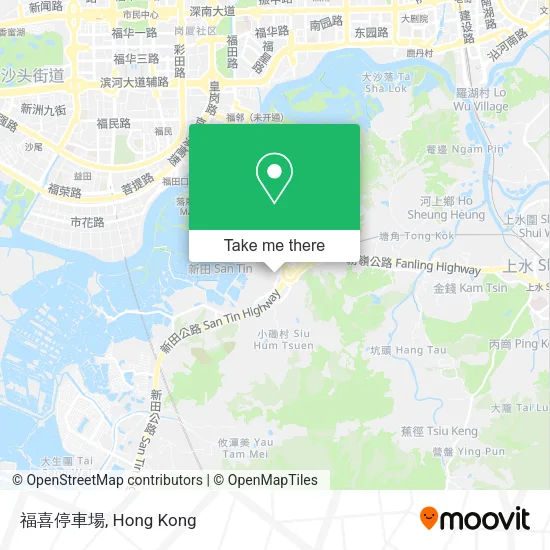 福喜停車場 map
