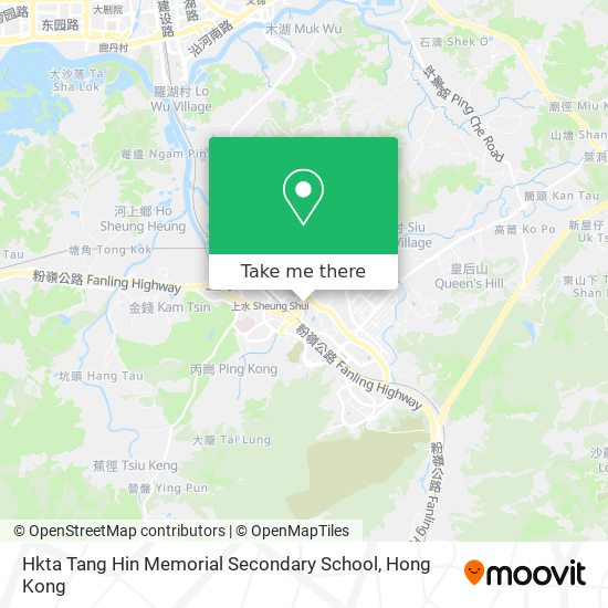 Hkta Tang Hin Memorial Secondary School地圖