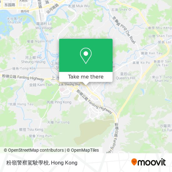 粉嶺警察駕駛學校 map